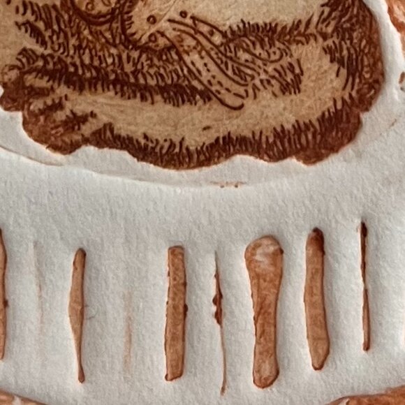 Original Carol Lummus Print Mousse Au Chocolat Embossed Mouse Etching Art 1981 - Picture 4 of 14